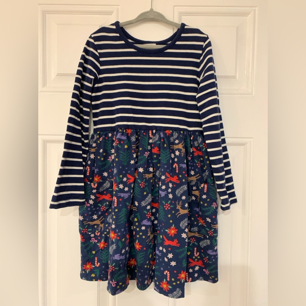 Hanna Andersson Long Sleeve Dress with Pockets